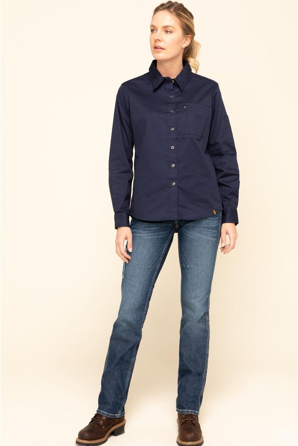 image:imageARIAT Rebar DuraStretch Riveter Straight Leg JeansBlue