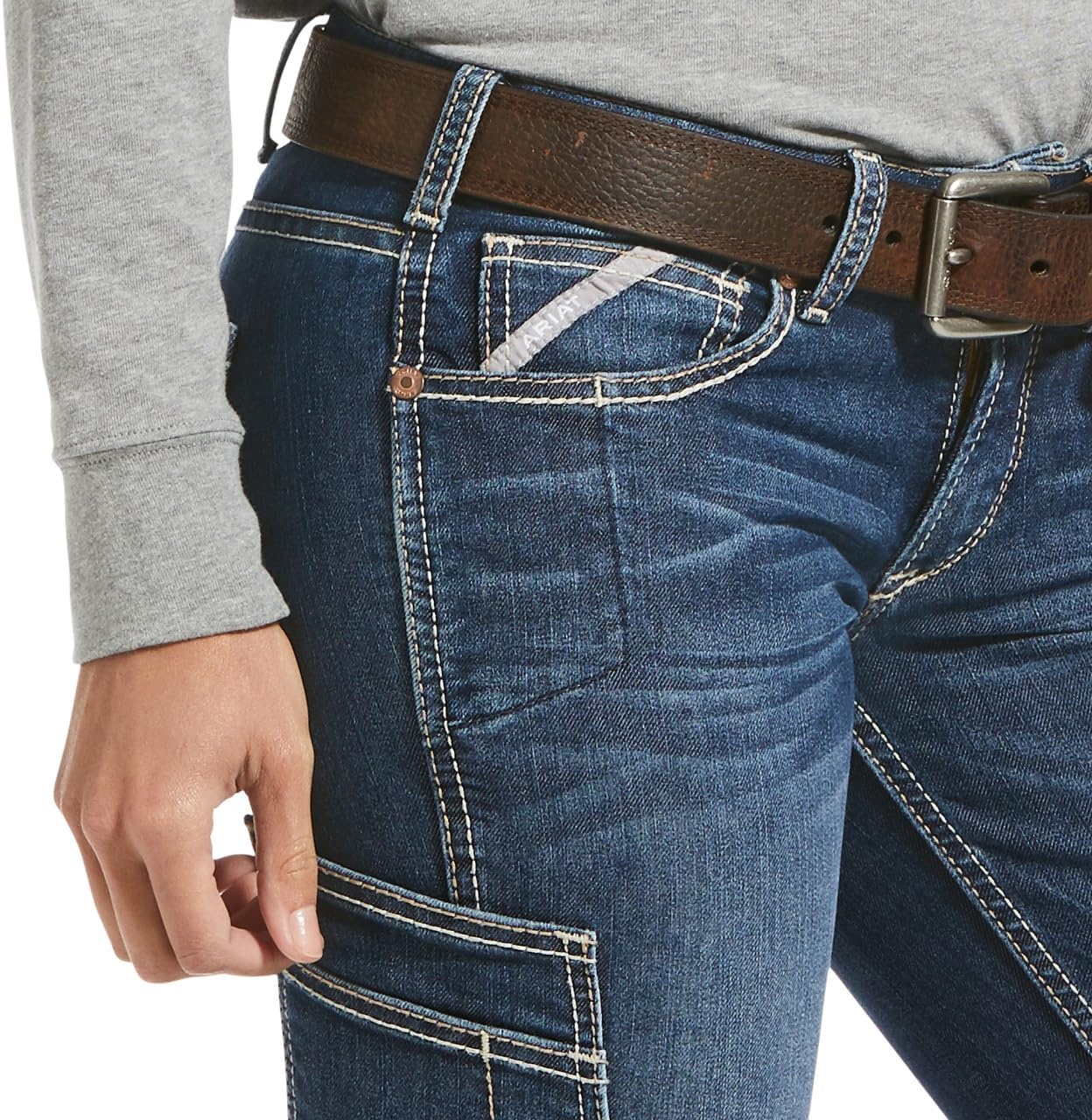 image:imageARIAT Rebar DuraStretch Riveter Straight Leg JeansNightride