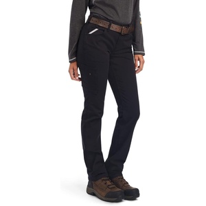 ARIAT Rebar DuraStretch Riveter Straight Leg Jeans(Black)
