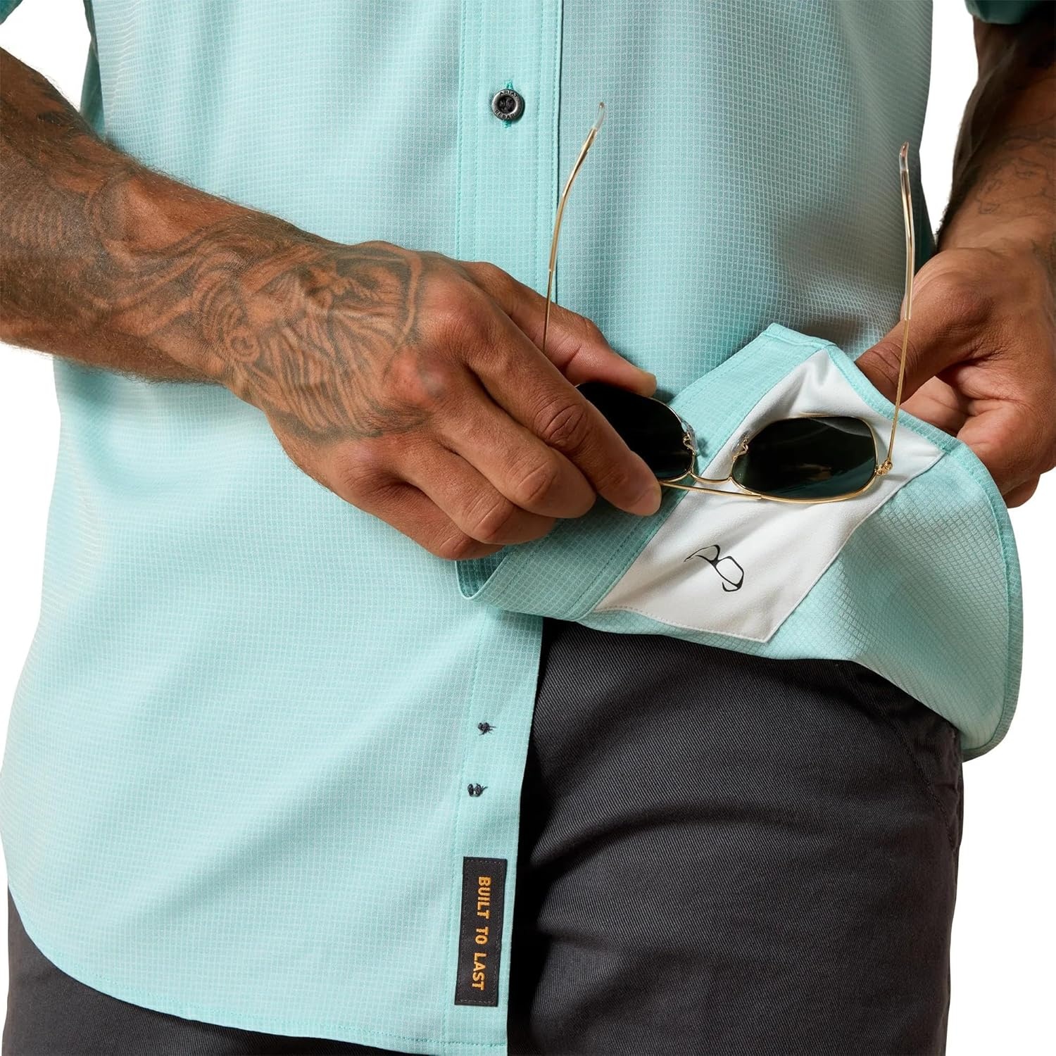 image:imageAriat Mens Rebar Made Tough Venttek Durastretch Work ShirtAquarelle
