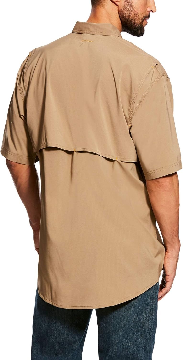 image:imageAriat Mens Rebar Made Tough Venttek Durastretch Work ShirtCharcoal Heather
