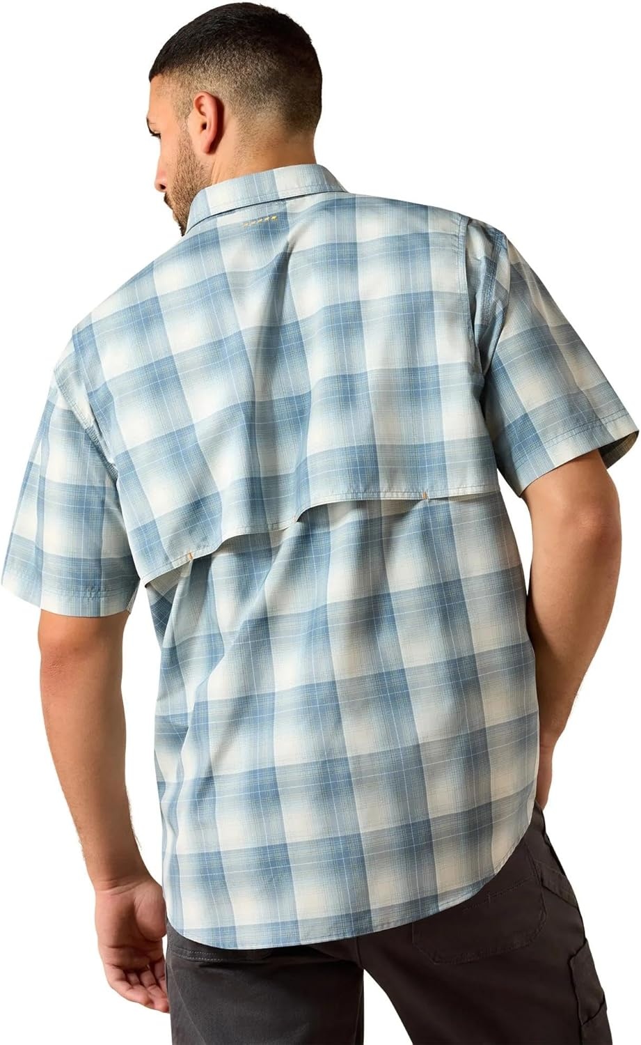 image:imageAriat Mens Rebar Made Tough Venttek Durastretch Work ShirtChina Blue