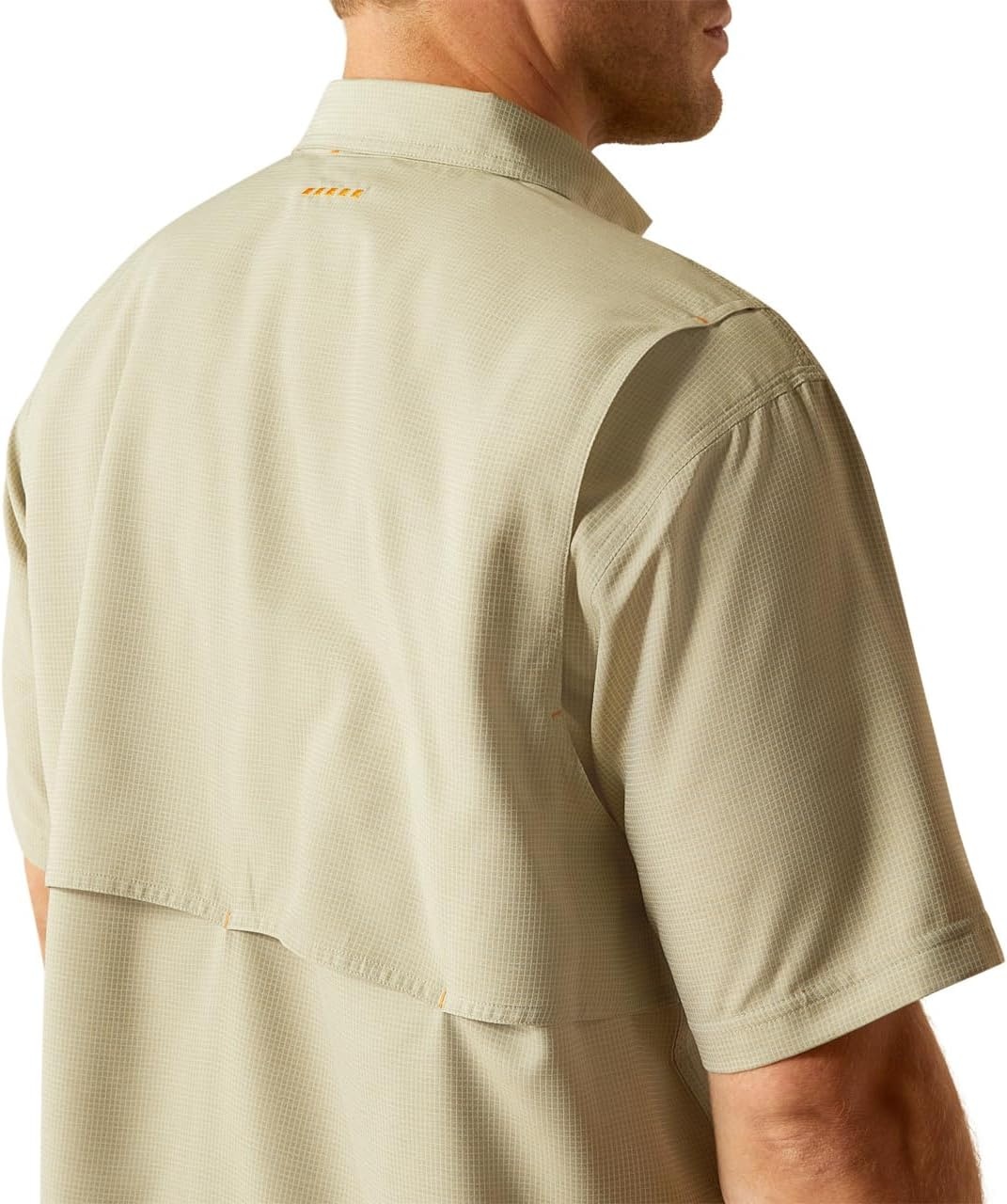 image:imageAriat Mens Rebar Made Tough Venttek Durastretch Work ShirtOil Green