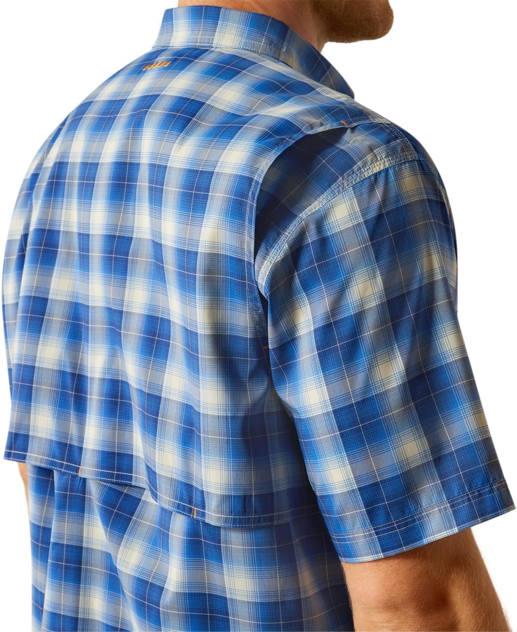 image:imageAriat Mens Rebar Made Tough Venttek Durastretch Work ShirtStrong Blue Plaid