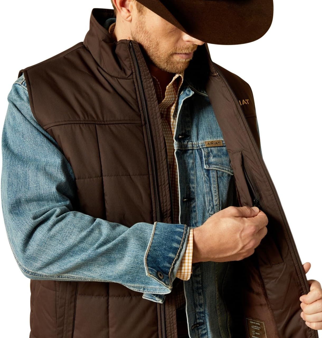image:imageARIAT Mens Sidewinder Cowboy Boot WesternBrown