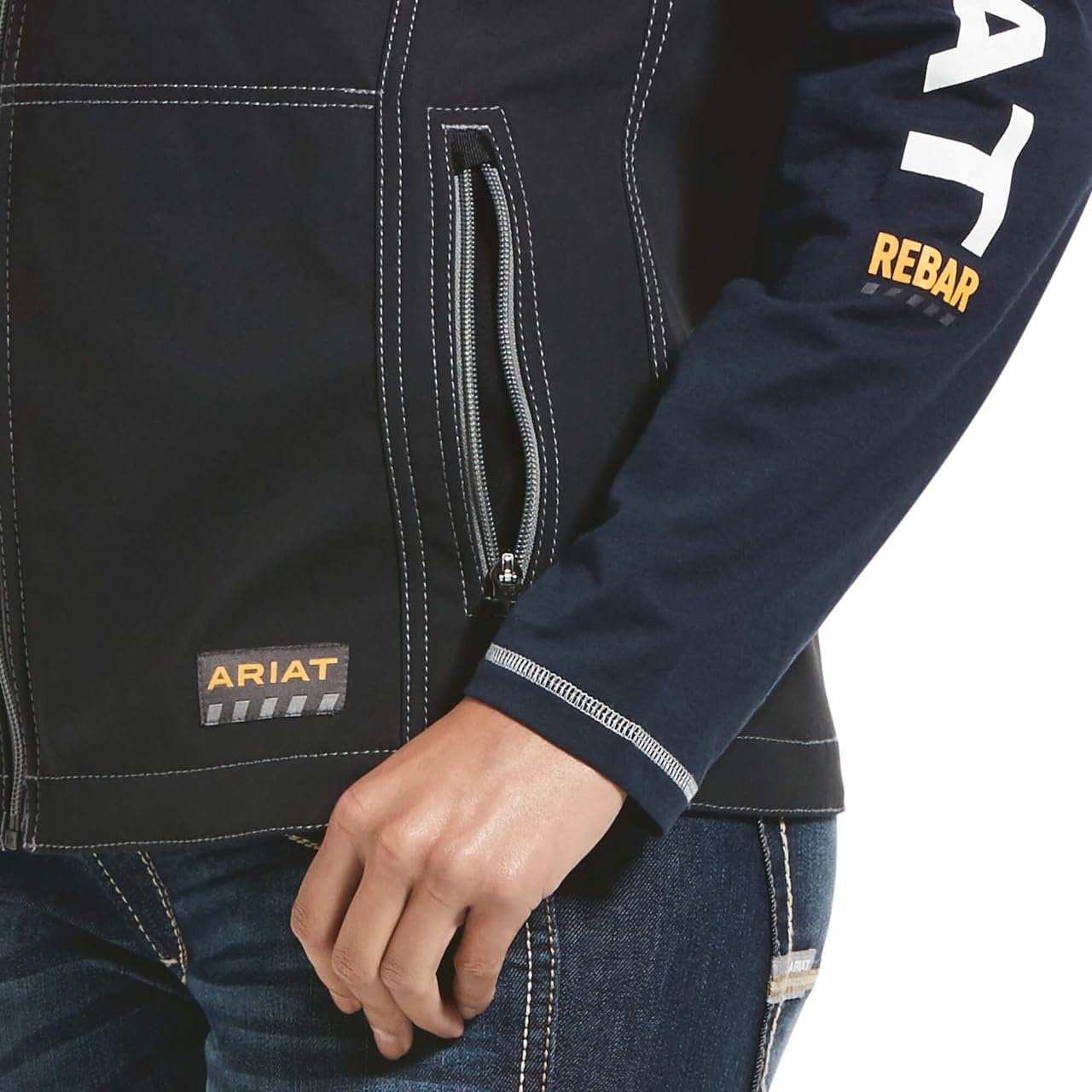 image:imageARIAT Womens Rebar Stretch Canvas Softshell VestBlack