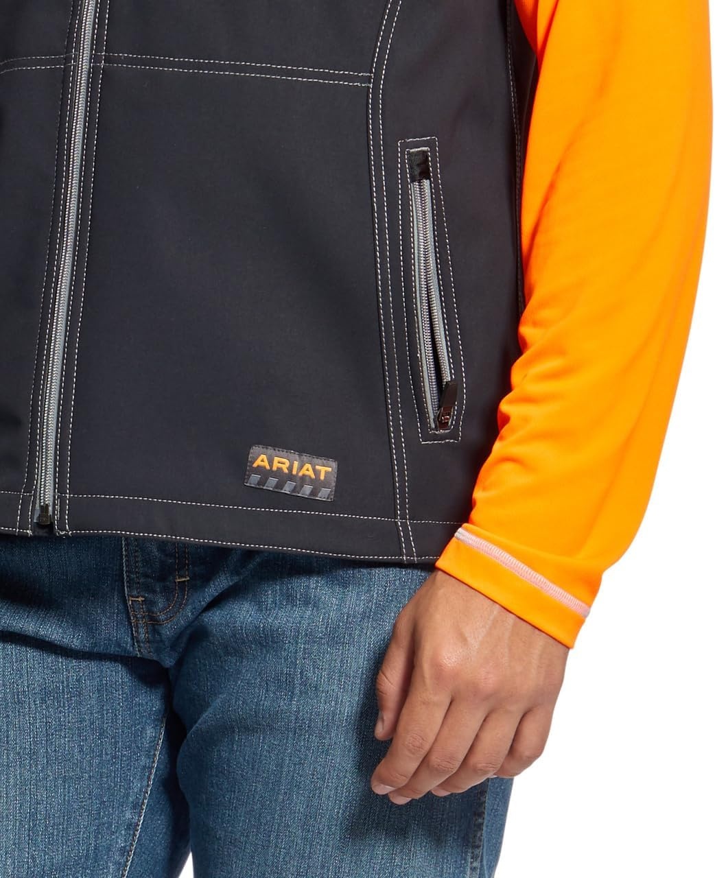 image:imageAriat Mens Rebar Stretch Canvas Softshell JacketBlack