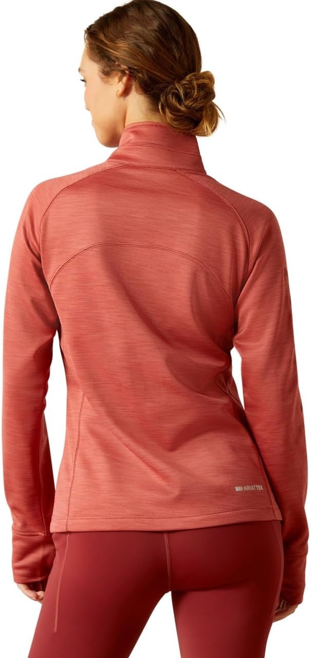 image:imageAriat Womens Tek Team 14 ZipDusty Cedar Heather