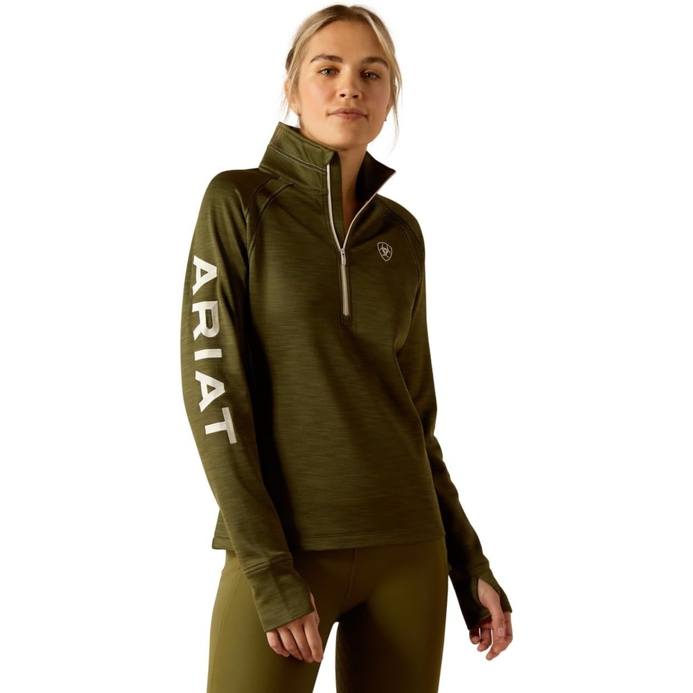 image:imageAriat Womens Tek Team 14 ZipWinter Moss