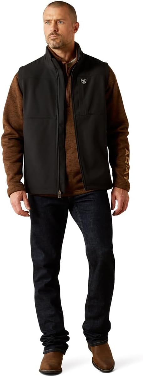 image:imageAriat Mens Vernon Softshell VestBlack Wash