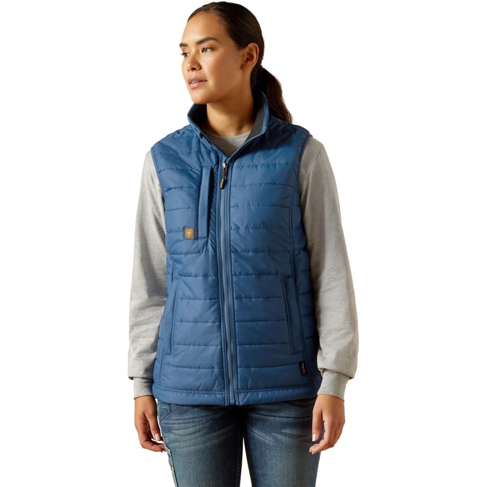 image:imageARIAT Womens Rebar Cordura Ripstop Lightweight Insulated VestEnsign Blue