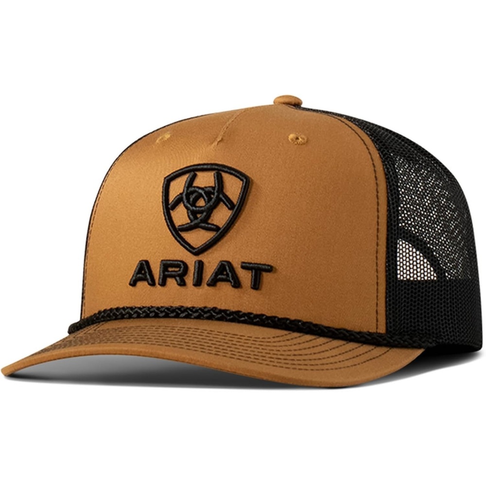 image:imageARIAT Mens Tan Richardson 112 Trucker Cap with 3D Embroidered LogoBasic