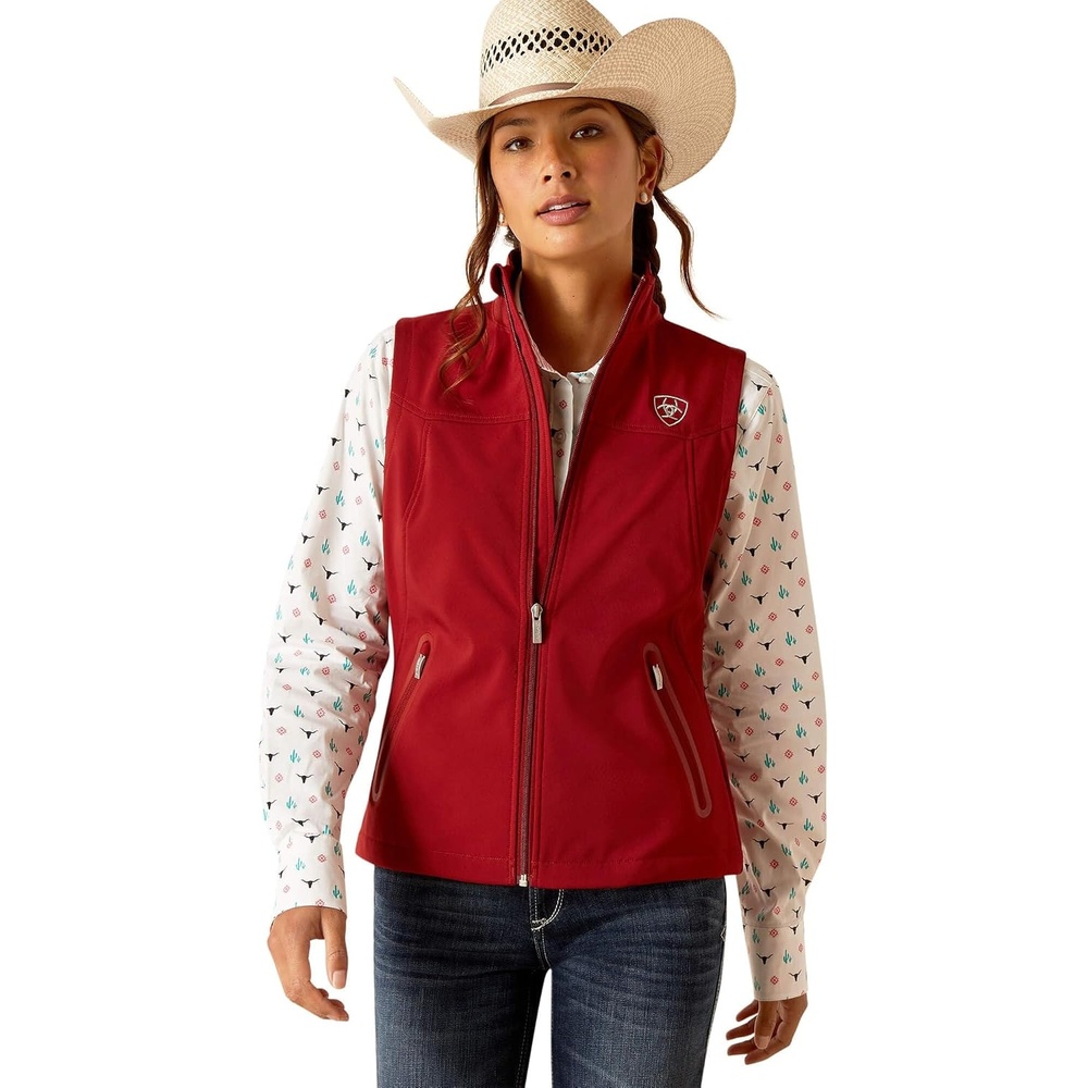 image:imageAriat Womens New Team Softshell VestSundried Tomato