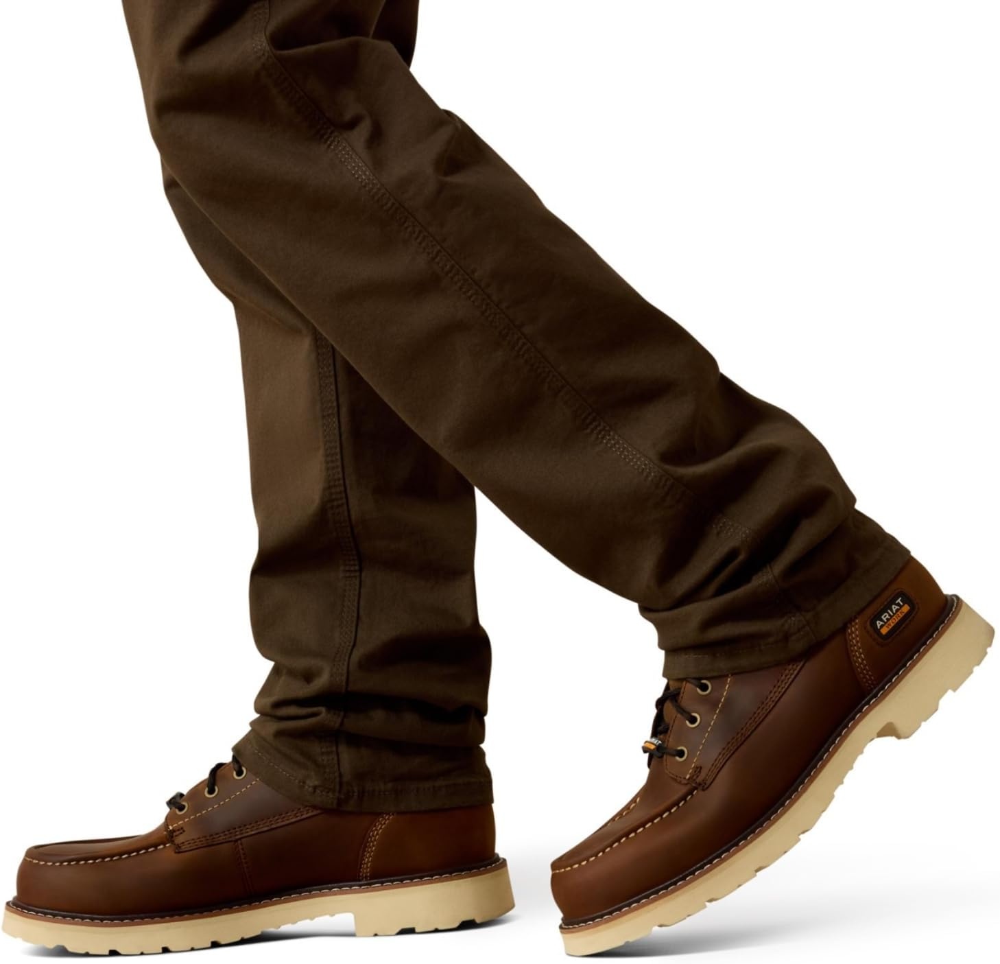 image:imageARIAT Work Rebar M4 Low Rise DuraStretch Made Tough Stackable Straight Leg PantsBrown