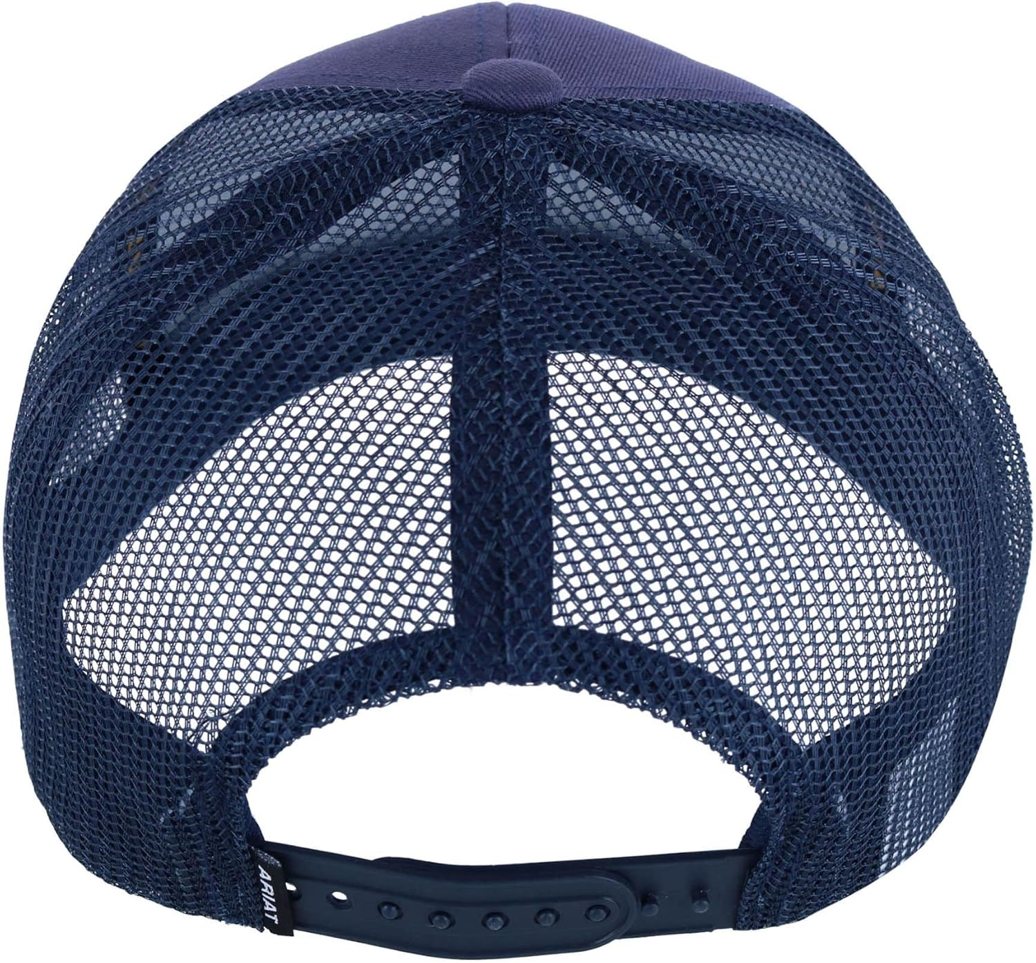 image:imageARIAT Mens Adjustable Snapback Oval Logo Navy Mesh Back Hat