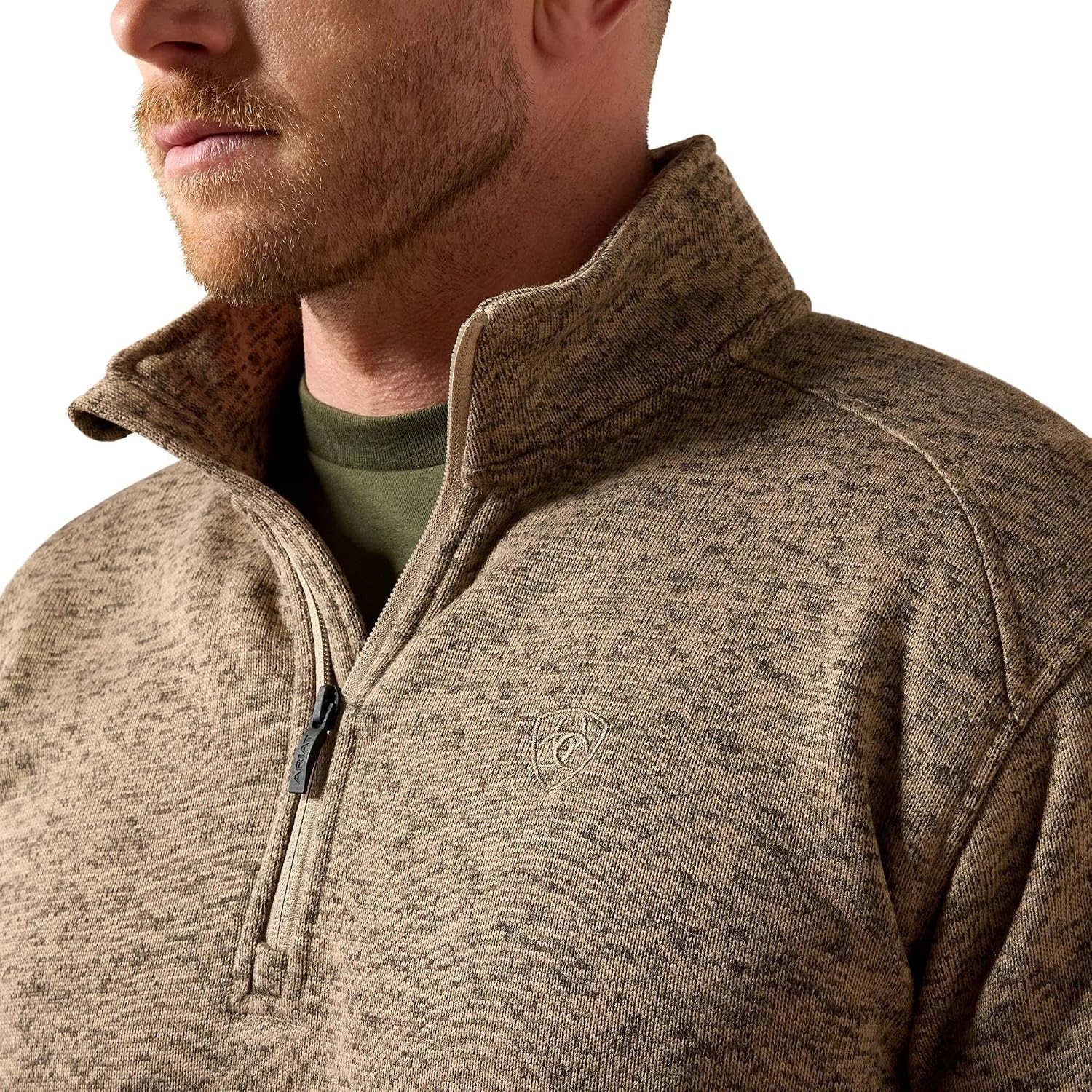 image:imageARIAT Caldwell 14 Zip SweaterSavannah Tan