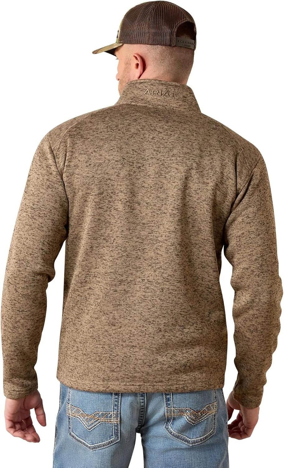 image:imageARIAT Caldwell 14 Zip SweaterSavannah Tan