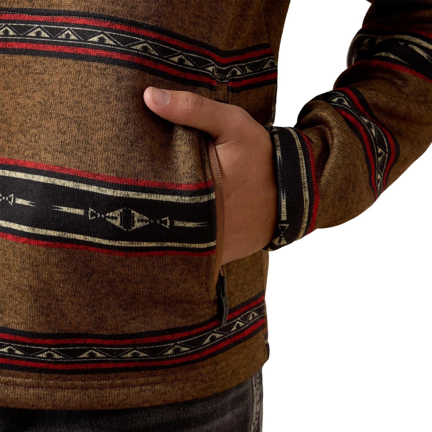image:imageARIAT Caldwell 14 Zip SweaterToffee Serape