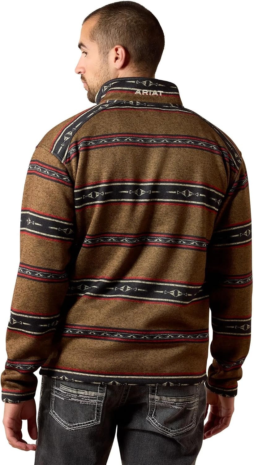 image:imageARIAT Caldwell 14 Zip SweaterToffee Serape