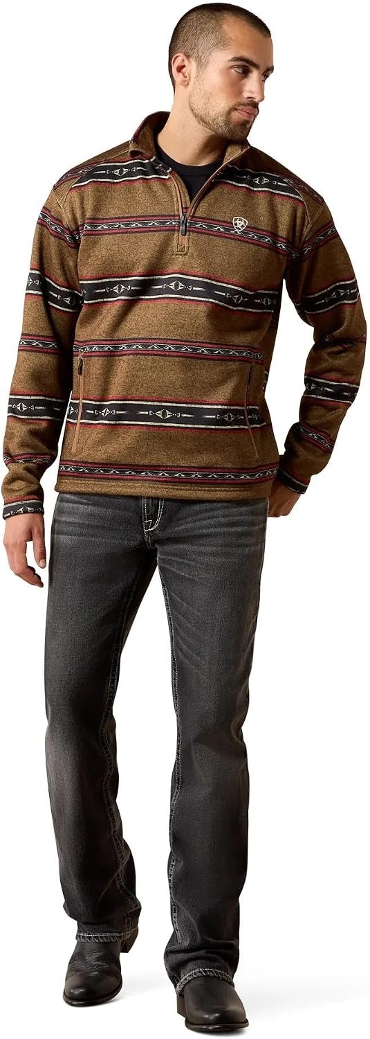 image:imageARIAT Caldwell 14 Zip SweaterToffee Serape