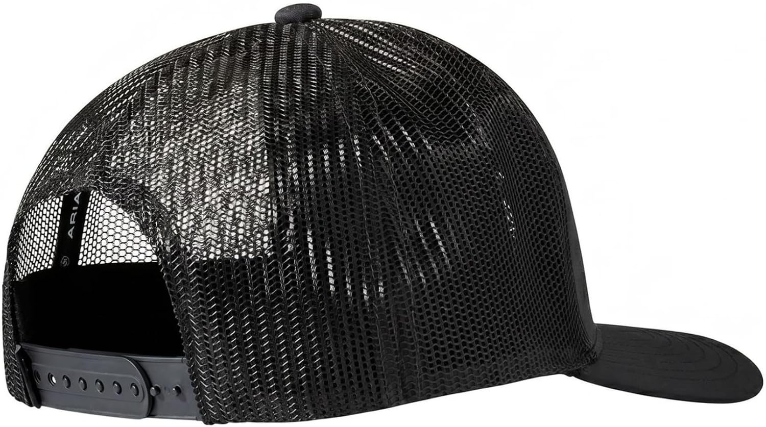 image:imageARIAT Mens Metal Shield Baseball Cap Snapback Structured Mesh BackBlack