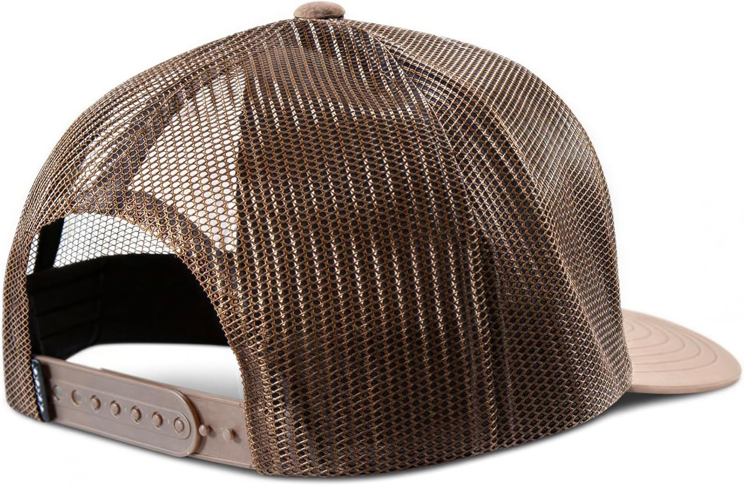 image:imageARIAT Mens Metal Shield Baseball Cap Snapback Structured Mesh BackBrown