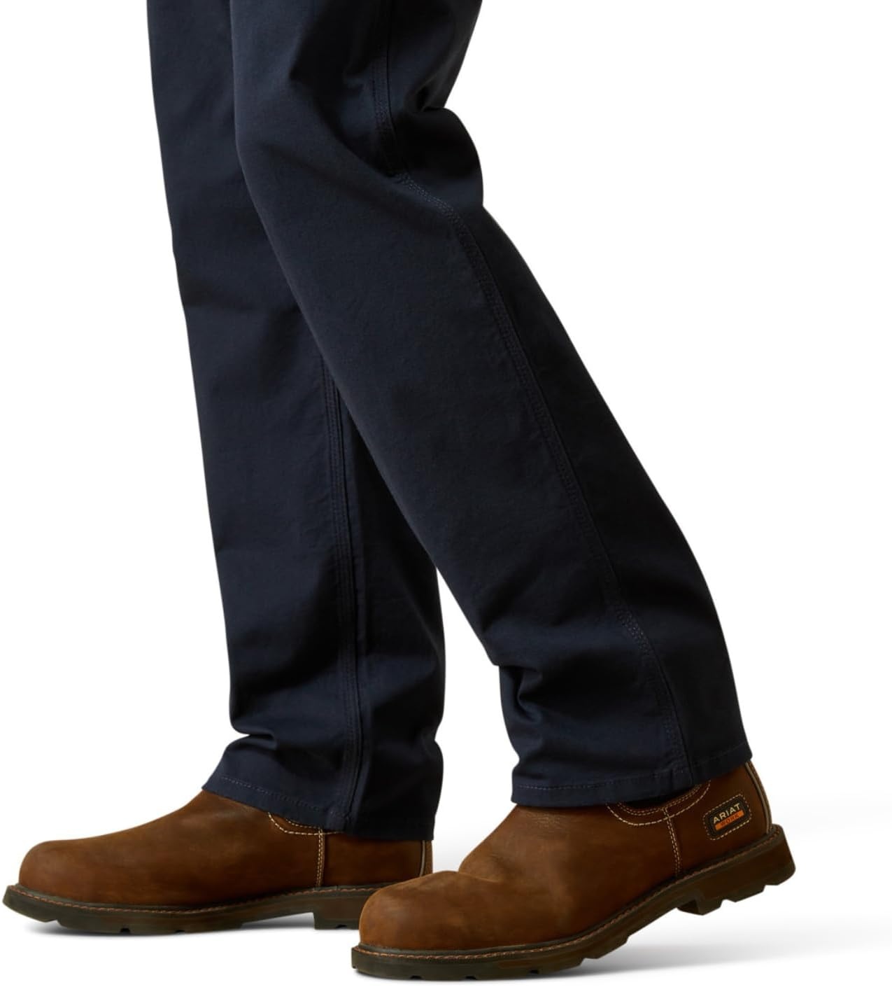 image:imageARIAT Work Mens Rebar M4 Low Rise DuraStretch Made Tough Stackable Straight Leg PantsDark Navy Wash