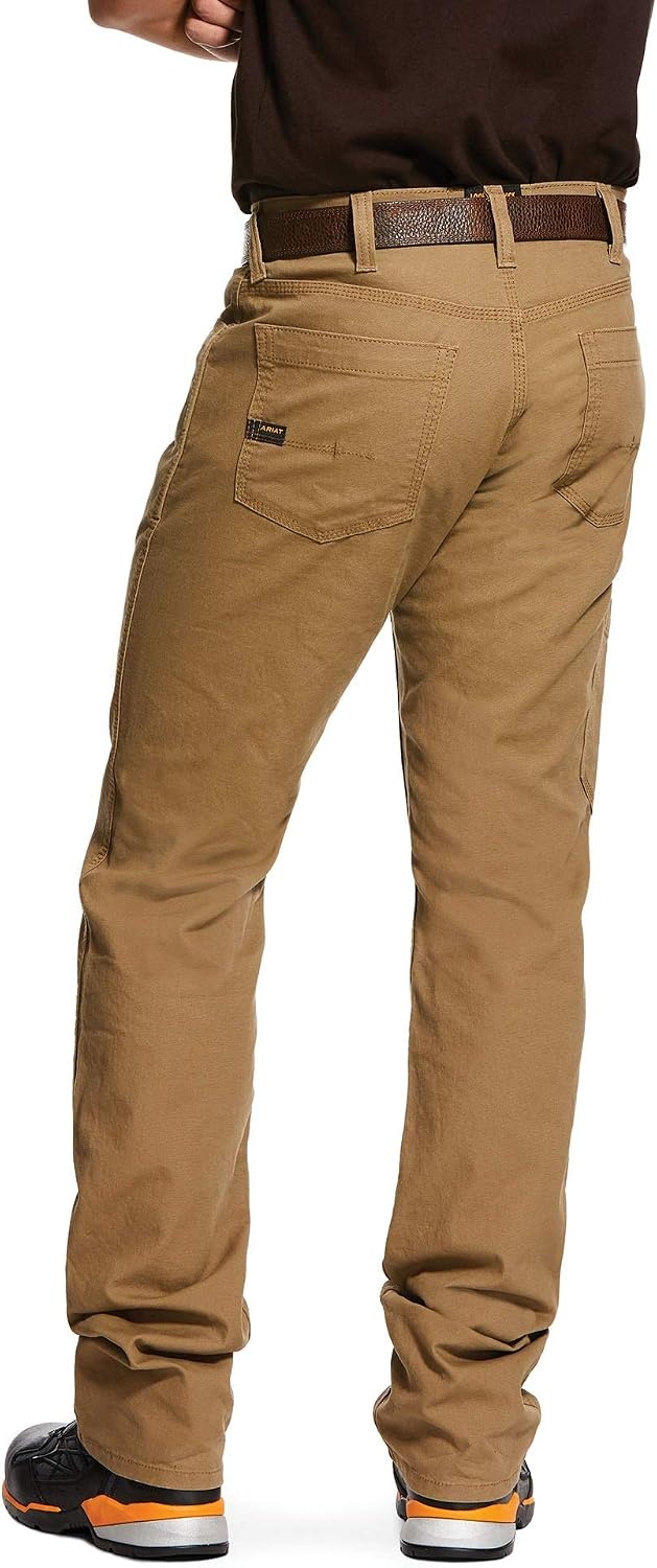 image:imageARIAT Work Mens Rebar M4 Low Rise DuraStretch Made Tough Stackable Straight Leg PantsRebar Gray