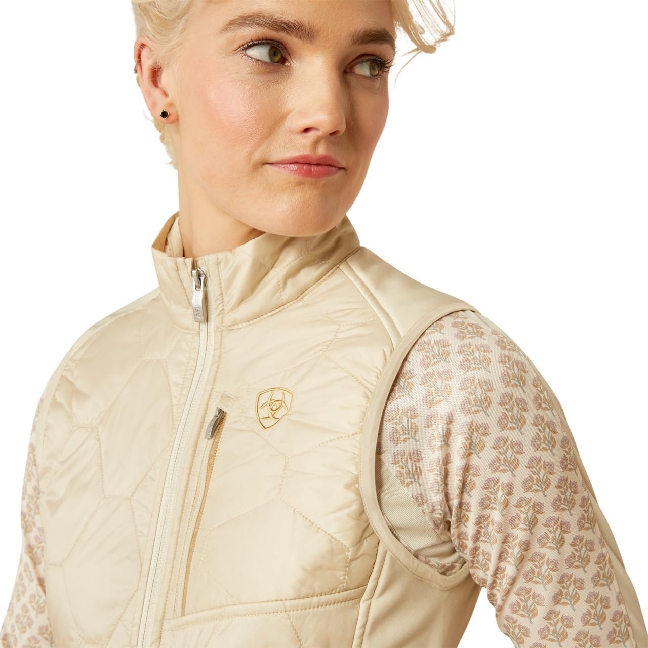 image:imageARIAT Womens Fusion Insulated VestAlmond Milk