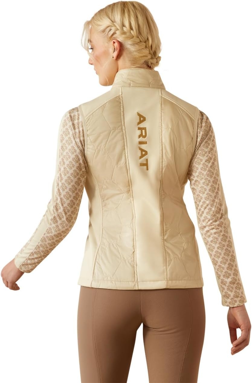image:imageARIAT Womens Fusion Insulated VestAlmond Milk