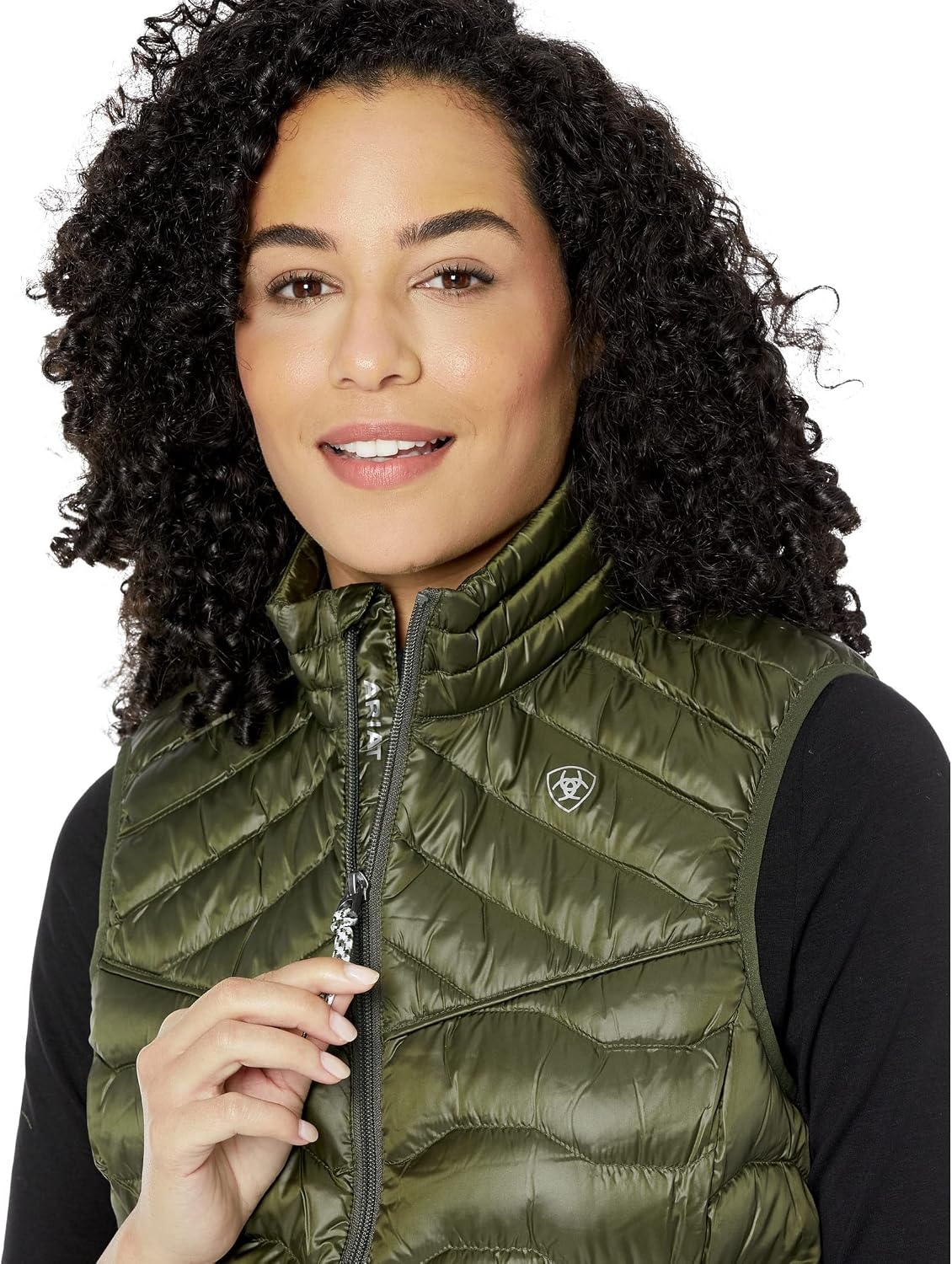 image:imageARIAT Ideal Down Vest IridescentForest Mist XS
