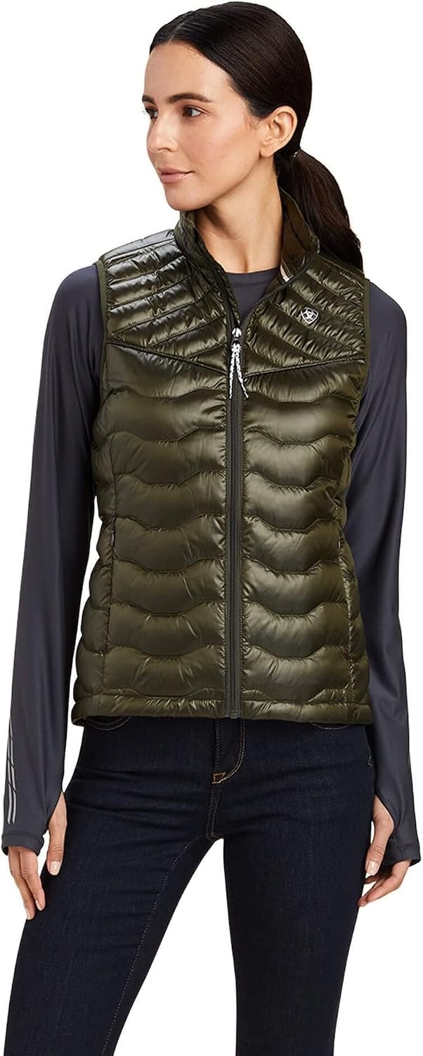 image:imageARIAT Ideal Down Vest IridescentForest Mist XS