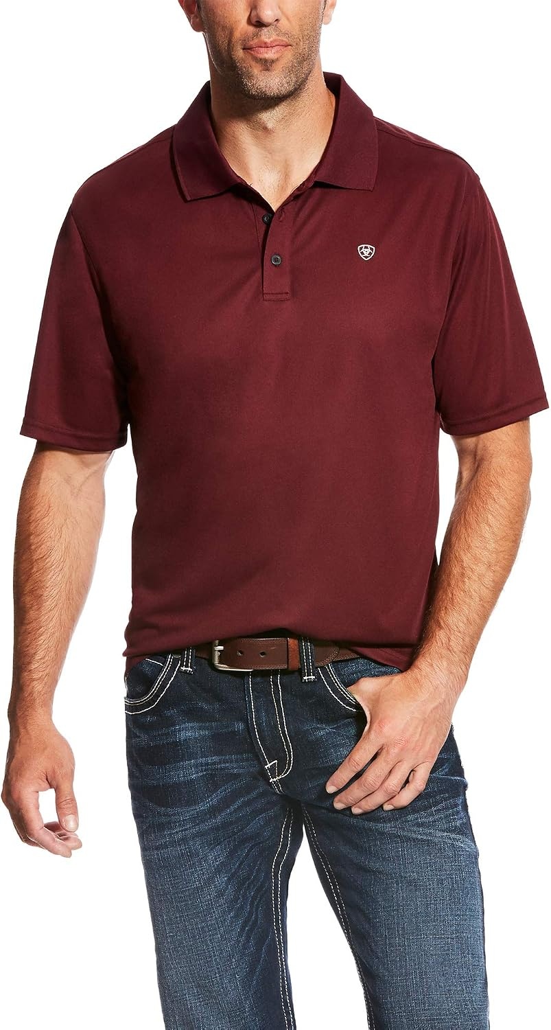 image:imageAriat Mens Tek PoloMaroon