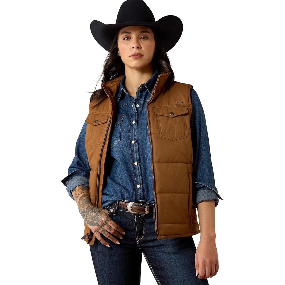 image:imageARIAT Womens Grizzly Quilted VestDachshund