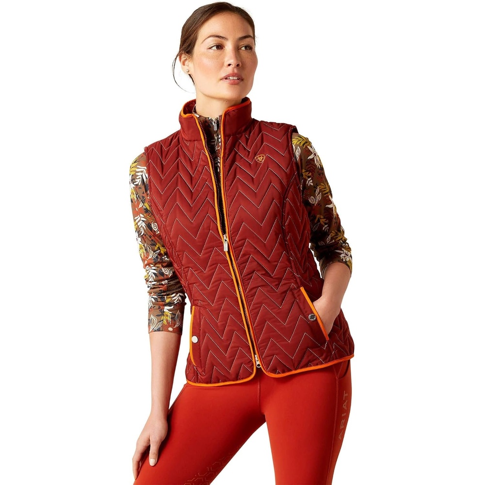 image:imageAriat Womens Ashley Insulated VestFired Brick