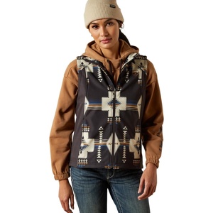 ARIAT Women’s Ariat Logo Softshell Print Vest(Thornstone Print)