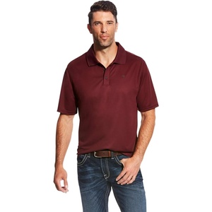 Ariat Mens Tek Polo(Maroon)