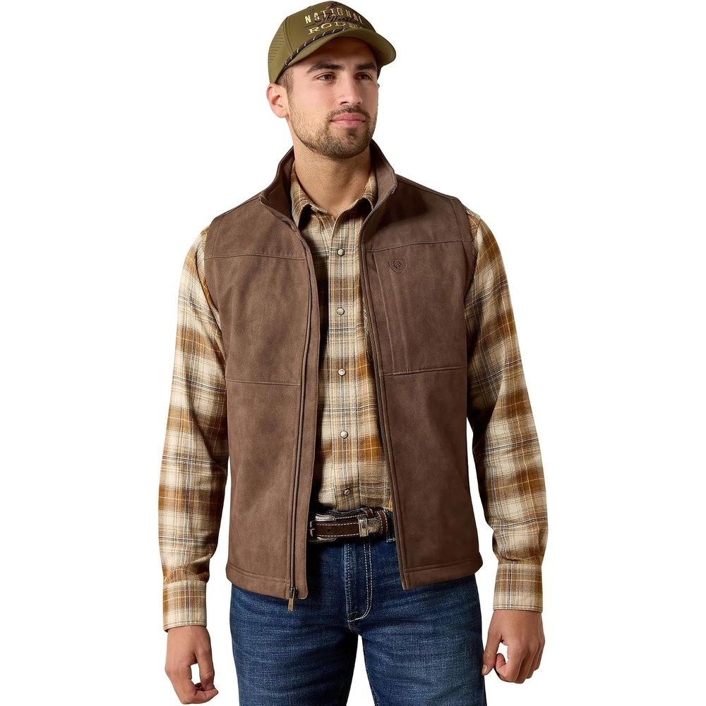 image:imageARIAT Mens Vernon Softshell VestWren Faux Leather