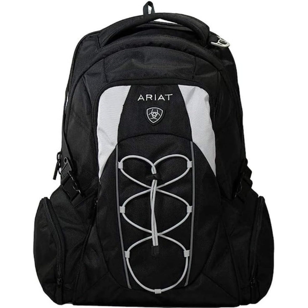 image:imageARIAT Unisex Logo BackpackBlack Grey