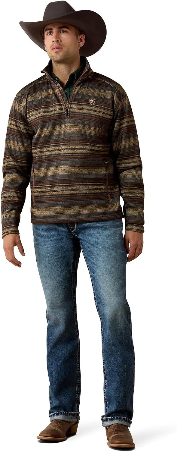 image:imageARIAT Caldwell 14 Zip SweaterBrazil Nut Serape
