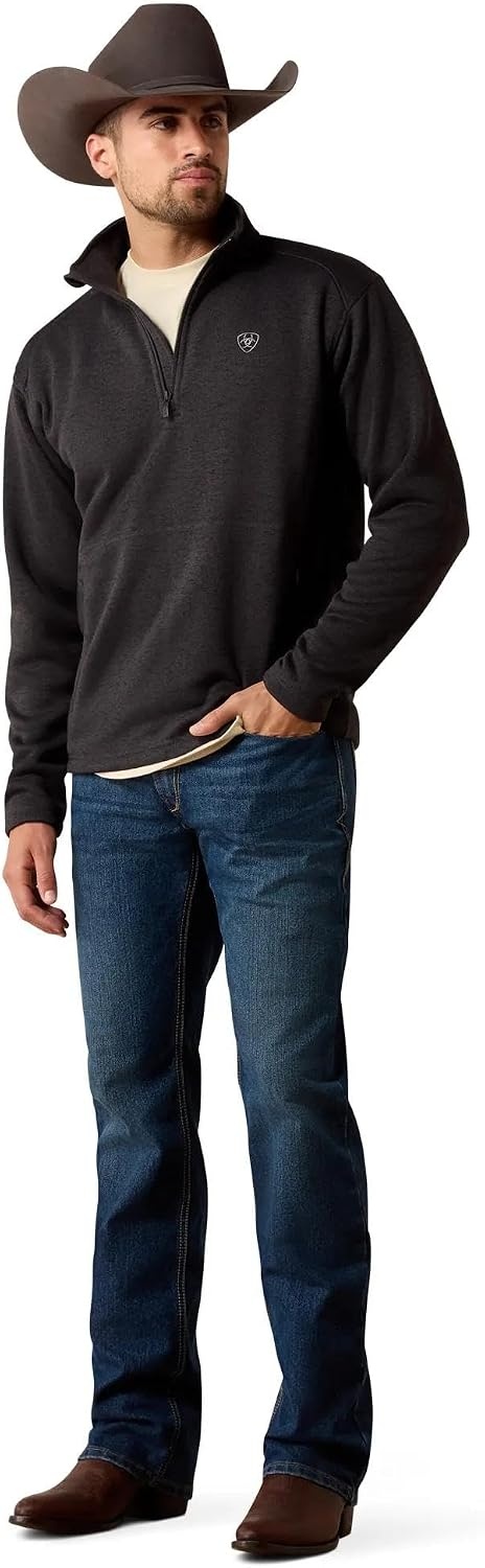 image:imageARIAT Caldwell 14 Zip SweaterMidnight Navy