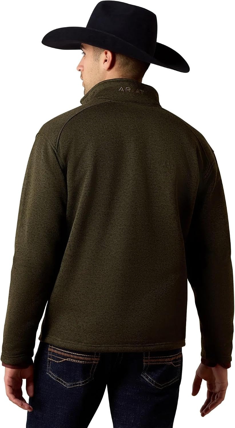 image:imageARIAT Caldwell 14 Zip SweaterOxford Tan Southwest